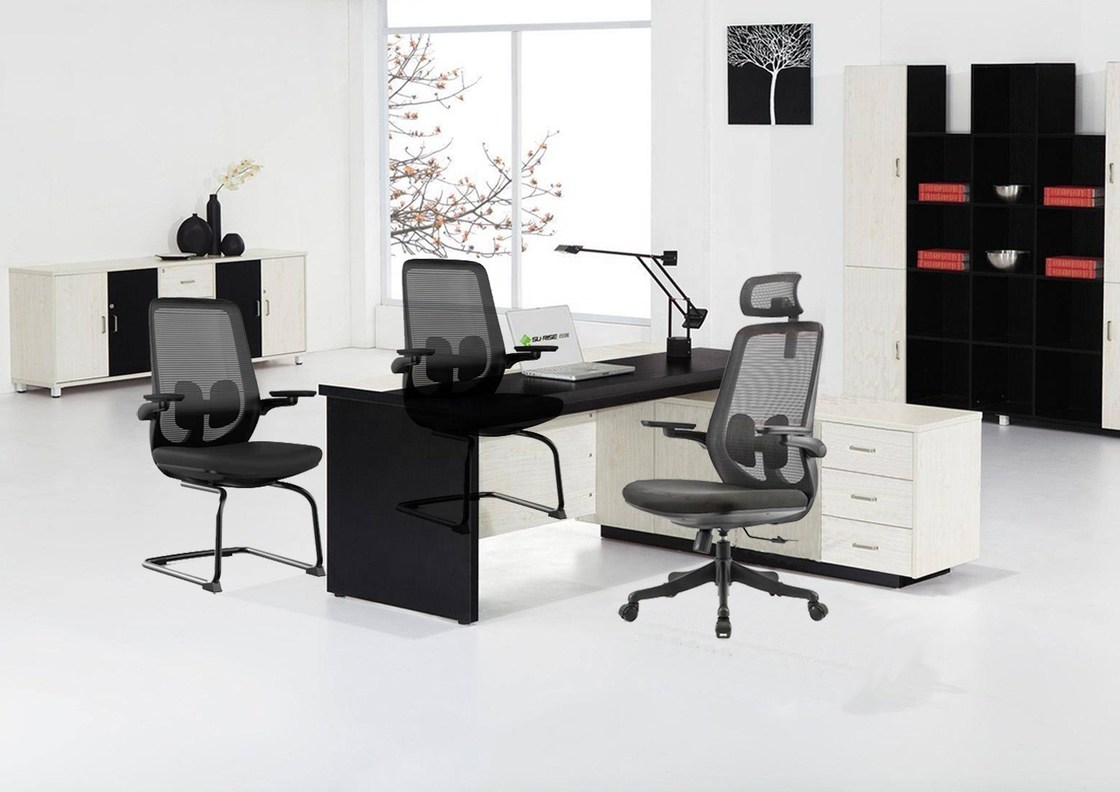 Metal Type Stainless Steel Mid-Back Mesh Office Conference Chair for Comfort and Style