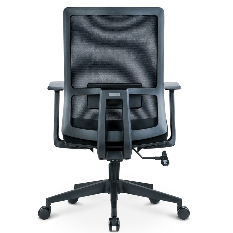 Ergonomic Black Mesh Office Chair 2D Lumbar Support for Comfortable Office Seating