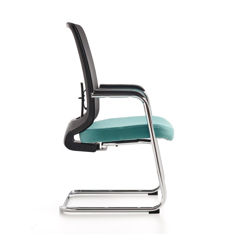 Orta Sırt Personel Ofis Sandalyeleri Metal Ayaklı Konferans Odası Sandalye ve Ücretsiz Nakliye