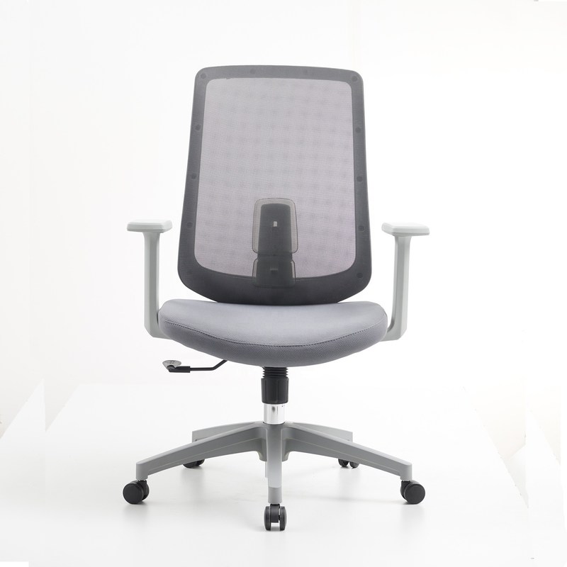 M-062B Orta sırt gri döner ağlı sandalye ergonomik üst düzey yönetim sandalye