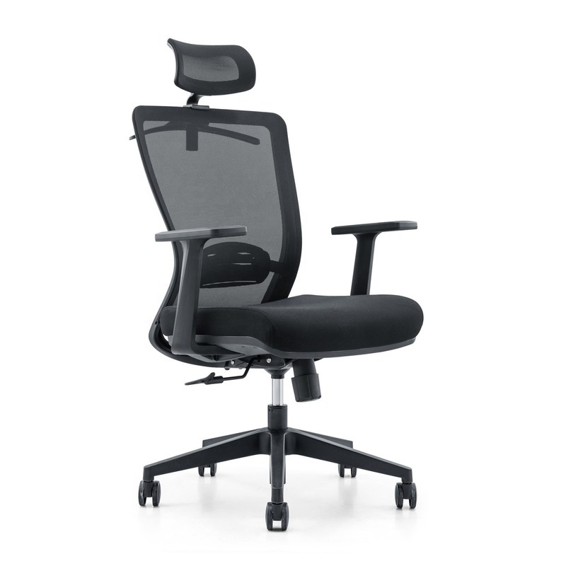 650*690*1150-1250mm Ayarlanabilir Lüks Ofis Koltuğu, File Kumaş ve Sabit Kolçaklı