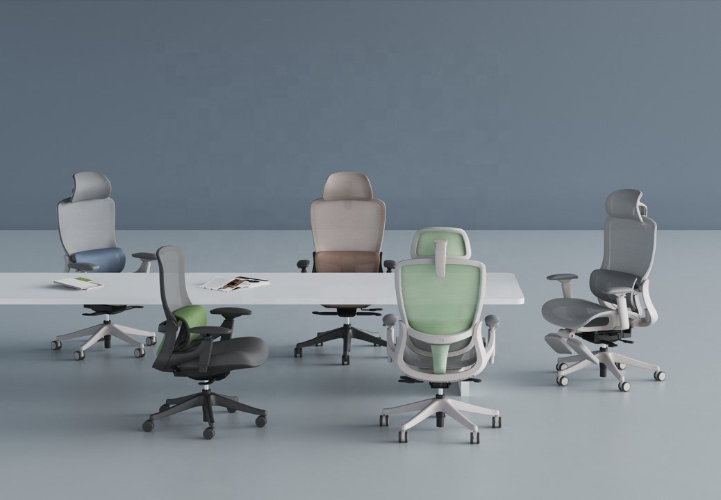 Donati Mekanizmiyle Tam Mesh Patron Sandalyesi Lüks Modern Ofis Mobilyaları BIFMA Sınavı