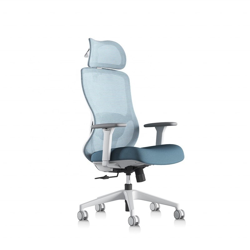 3D Kol Dayaklı ve Konforlu Oturma Minderli Ayarlanabilir Yüksek Sırtlı Ofis Döner Sandalyesi