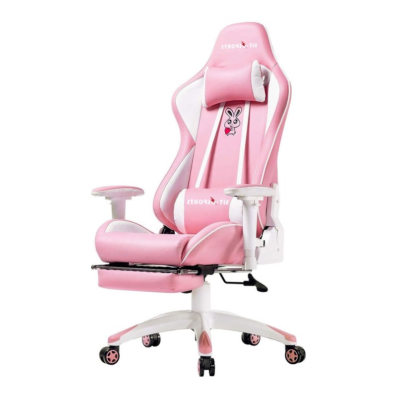Customized Anji Anime Leather Ergonomic Recliner for Girls' Gaming Comfort and Style