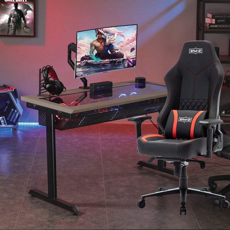 19 Kelebek Mekanizmi Yönetim Sandalyesi Y-SEATER 625-BR PU Deri E-sport Oyun Sandalyesi