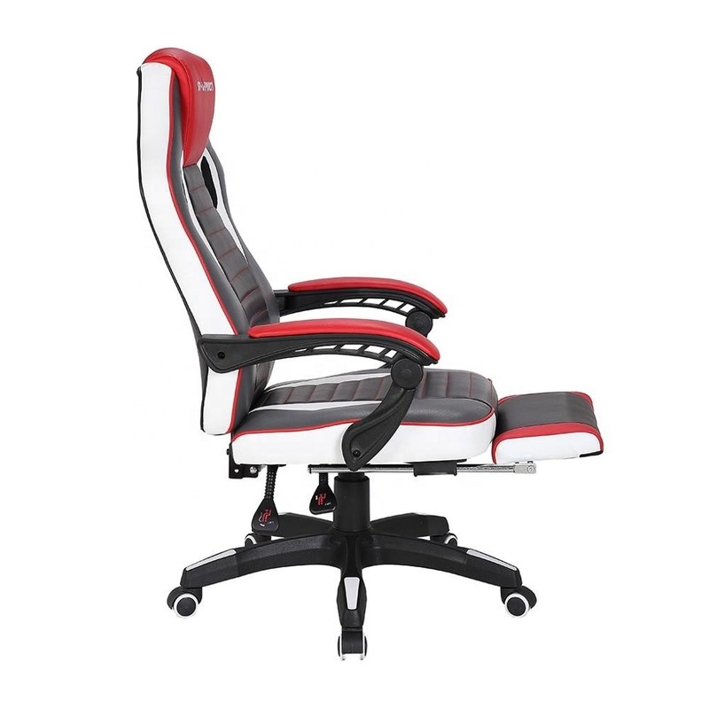 HCYZ OEM Yarış Tarzı Deri Ofis Oyun Sandalyesi Çocuklar İçin Metal Tipi Demir Döner