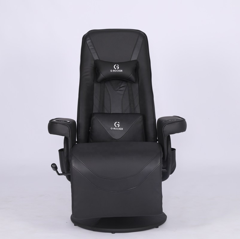 Pembe Yarış Tarzı Deri Bardak Tutuculu Özel Ofis Koltuğu Lüks Oyuncu Koltuğu